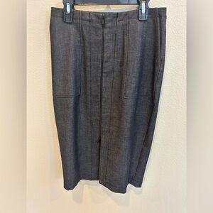 Tencel pencil skirt